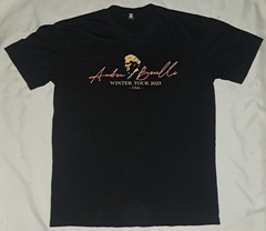 Andrea Bocelli Winter Tour 2023 USA T Shirt Size L