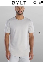 BYLT Signature Basics Men’s S/S Blend, Size Medium, Drop Cut Shirt NWT
