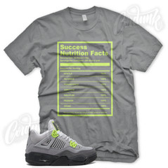 SUCCESS FACTS Sneaker Shirt to Match J1 4 Neon Green Air Max 95 YeezReel