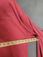 Hanes ComfortWash Garment Dyed Long Sleeve T-Shirt Front Pocket 3XL
