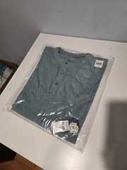 Surfside Supply Sean Ultra Soft Classic Henley Aqua Heather NWT MSRP $85 Large