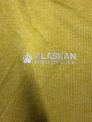 Alaskan Hardgear Men’s XL Standard Fit Yellow Polyester Knit Crew Neck T-Shirt