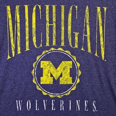 University of Michigan Shirt Men Medium YELLOW Wolverines U of M NCAA Sports NWT