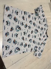 Free Planet Shirt Mens XL Surfer Graphic All Over Print Organic Cotton Beach