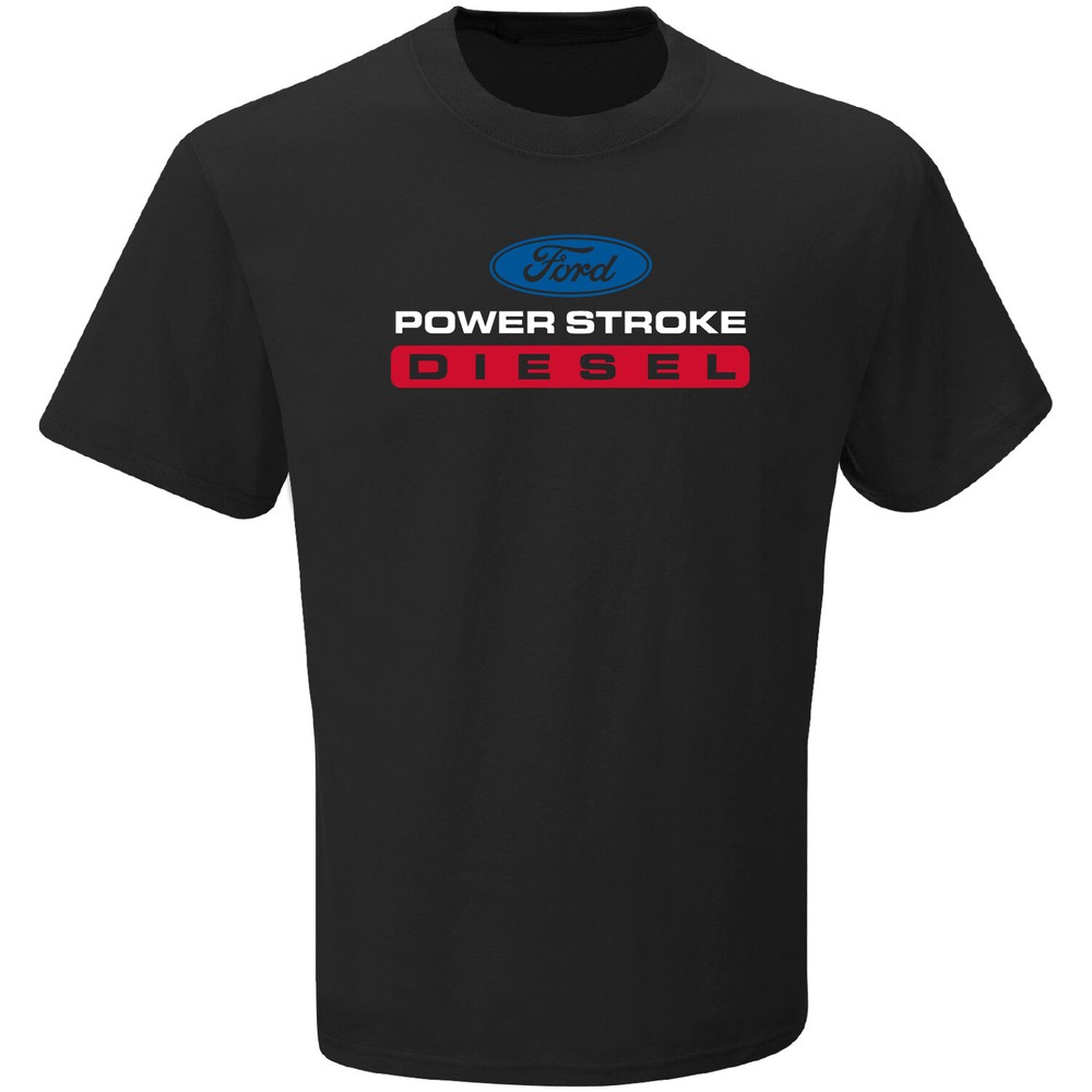 CHECKERED FLAG SPORTS FORD POWER STROKE DIESEL MENS SHORT SLEEVE TEE SHIRT