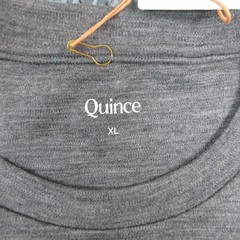 Quince Shirt Mens XL Gray 100% Merino Wool Cold Weather Base Layer Crew NWT