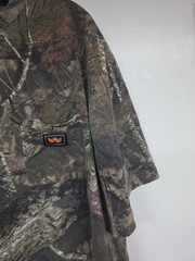 Walls Mossy Oak Camo Pocket T-Shirt Men’s L Short Sleeve Hunting Tee