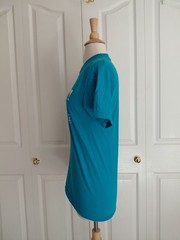 Vintage 1980s Over The Hill Blue Cotton T Shirt Single Stitch Small