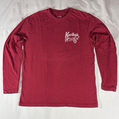 Daniel Cremieux mens red Kwiky’s Photo long sleeve crewneck t-shirt – size M