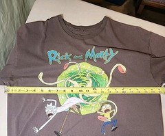 Rick & Morty Adult Swim Ripple Junction T-shirt Large Short Sleeve