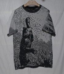 Teddy Fresh SS Knit Bear Mountains Crewneck – Black White – Sz S*