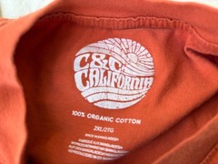 C&C California Pocket Crewneck short sleeve T Shirt Organic Cotton Mens size 2XL