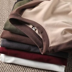 Double-sided Fleece Shirt Raglan Sleeve Shirt Easy Care And Maintenance