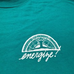 Vintage 90s Energize Yoga Fitness Wellness Exercise Graphic T-Shirt USA – XXL