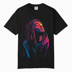 Neon Urban Hip Hop Streetwear Tee, Comfort Colors T Shirt, Unisex Streetwear Tee