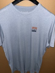 Travis Mathew Short Sleeve Light Blue T-Shirt Size XL Great Looking Golf