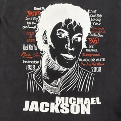 Vintage 2000s Michael Jackson 2009 Tribute Faded Black T-Shirt Men’s XL – 23×32