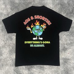 40s & Shorties Everything’s Gone Be Alright Black T-Shirt Mens Large Graphic Tee