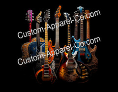 Guitar Collection Rocker Tee – Choose Your Size & Color!