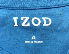 NWT IZOD size XL malibu blue short sleeve shirt men’s