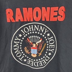 Ramones Presidential Seal Band T-Shirt Mens Medium Black Red Graphic Tee 2020