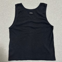 Y2K FUBU The Collection Tank Top Black Red Embroidered Logo Streetwear Mens L