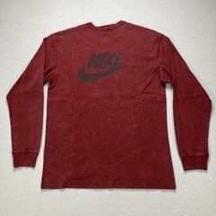 HV0127-619 Nike Sportswear Premium Essentials Loose Fit LS Shirt Red Mens S Vary
