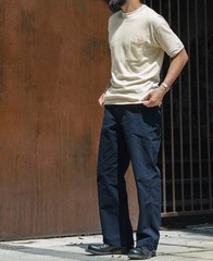 Bronson Mfg Waffle Knit Pocket T Shirt Men’s M Soft Lightweight Apricot
