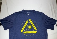 Majestic Men’s Graphic T-Shirt Indiana Pacers Basketball Size XXL Blue