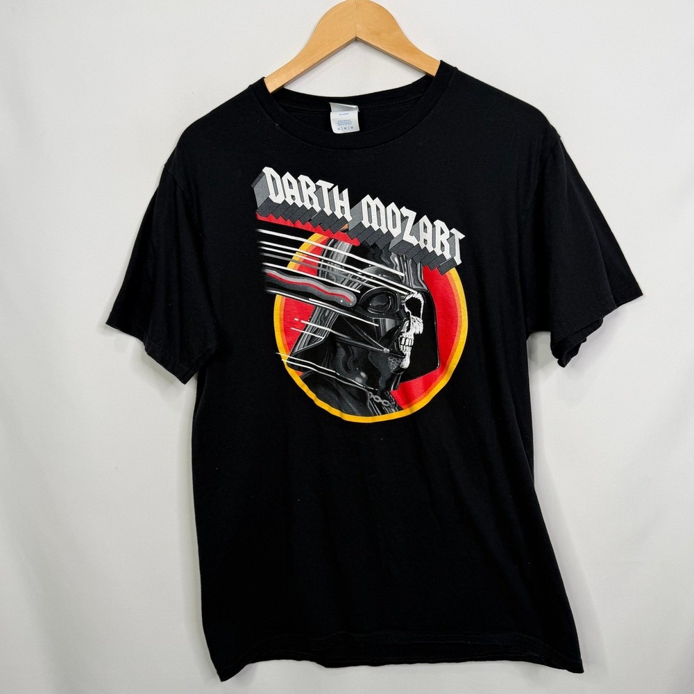 Darth Mozart NorCal Black and Brews Tour 2024 Graphic T-Shirt Mens Medium Black