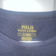 Polo Ralph Lauren Men’s M Navy Blue Crewneck Short Sleeve Cotton Polo Red Logo