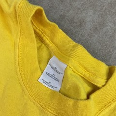 Vintage Diablo Paintball T-Shirt Men Sz XL Y2K Graphic Crew Yellow Short Sleeve