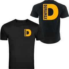 Duramax Big D Design T-Shirt Unisex Black Color Front & Back S – 5XL