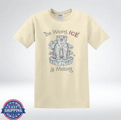 The Wrong ICE Is Melting Polar Bear Climate Protest T-Shirt