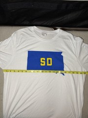 Charlie Hustle South Dakota State Graphic Tee Shirt Mens XL White Tri-Blend Soft