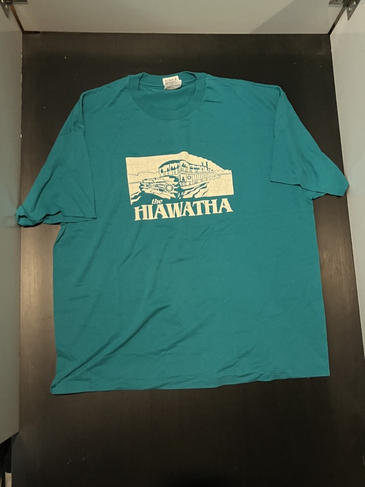 Adult Hanes Hiawatha Paddlewheel Riverboat Pennsylvania Graphic T Shirt 2XL 6763