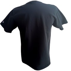 Vintage T-shirt Large Y2K Men’s Tee Champion Black Thin Cotton Spellout