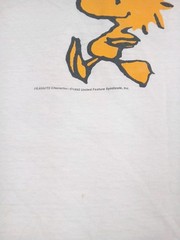 Vintage 90s Snoopy Lucy Wood Stock Rare T Shirt Mens Size Large Kissing Love