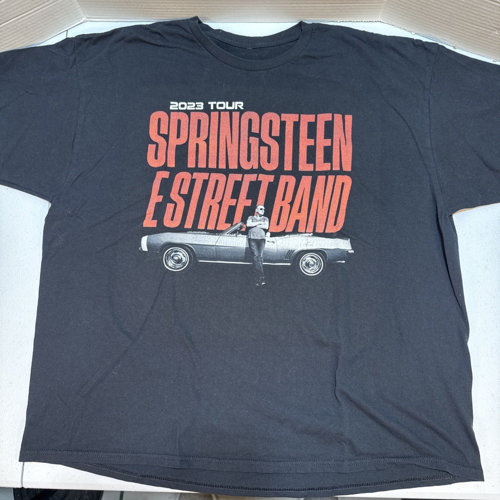 Bruce Springsteen & The E Street Band US Tour 2023 Shirt Black XL Double Sided
