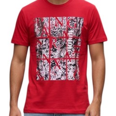 ARMANI EXCHANGE Red AX-19 Short Sleeve Slim Fit Designer Mens T-shirt LARGE NWT
