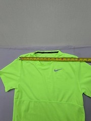 Nike Mens Green Dri-FIT Short Sleeve T-Shirt Regular Polyester Crewneck