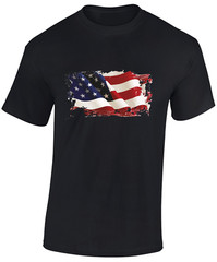 Usa Flag Paintsplash United States Of America Us Army Unisex T-Shirt