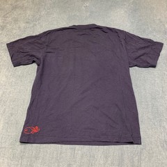 Uniqlo T-Shirt Mens Medium Navy Blue Cotton Work Graphic Casual Everyday Wear