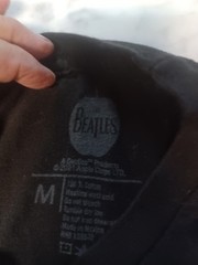 The Beatles Apple LOGO Tee Medium Black & Green