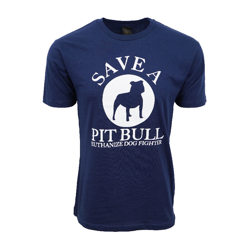 SAVE A PITBULL EUTHANIZE DOG FIGHTER MENS T SHIRT
