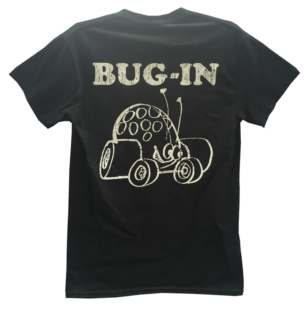 BUG-IN “Stressed” Logo T-Shirt – Volkswagen – VW – Air Cooled – Cal Look