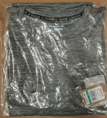 Reebok Neptune Crewneck Shirt Gym Exercise Charcoal Heather Men’s Medium-XL