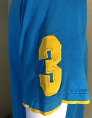 USPA US POLO Blue Yellow Crew Neck Short Sleeve T-Shirt Men’s Large L