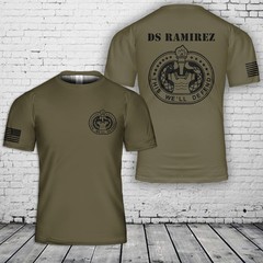 Custom text US Army Drill Sergeant 3D Shirt Military AOP Shirt S-5XL