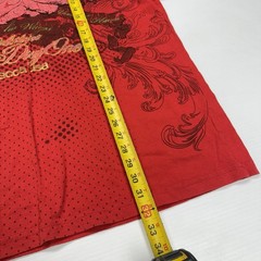 Mecca Y2K Under His Wings Punk Logo Mens T-Shirt 4XL Red Grunge Streetwear